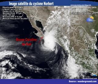 [Cyclone / Ouragan Norbert] Basse-Caroline du Sud touchée (Mexique)