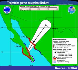 [Cyclone / Ouragan Norbert] Basse-Caroline du Sud touchée (Mexique)