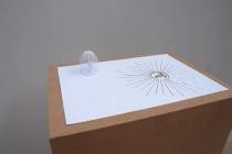 sculpture en papier cage