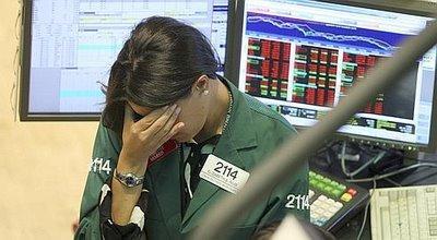 Cette trader de la Bourse de New York est devenue, malgré elle, l'icône de la crise. Crédits photo : AP 