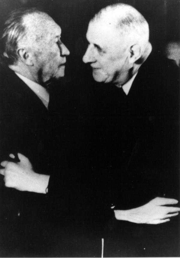 De Gaulle et Adenauer:  la rencontre