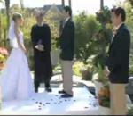vidéo régis témoin mariage mariée eau