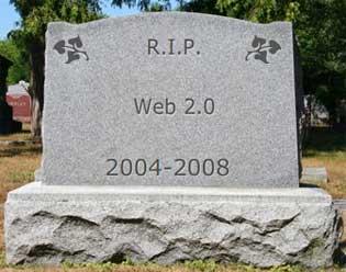 Le web 2.0 est-il vraiment mort? J'en doute.