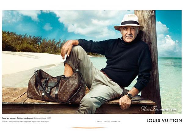 Sean Connery, nouvelle icône de Louis Vuitton