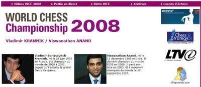 Le championnat du monde d'échecs 