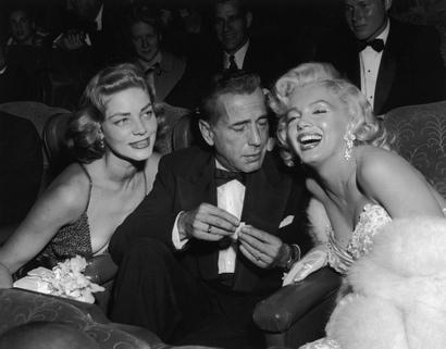 Bogart, Bacall et Monroe