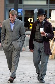 Sherlock Holmes : les premières photos du tournage !