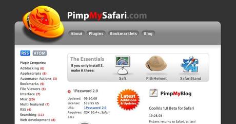 Pimp My Safari et Apple Mail plug-ins and tools