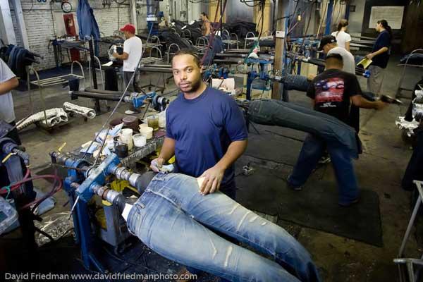 Fabrication de jeans