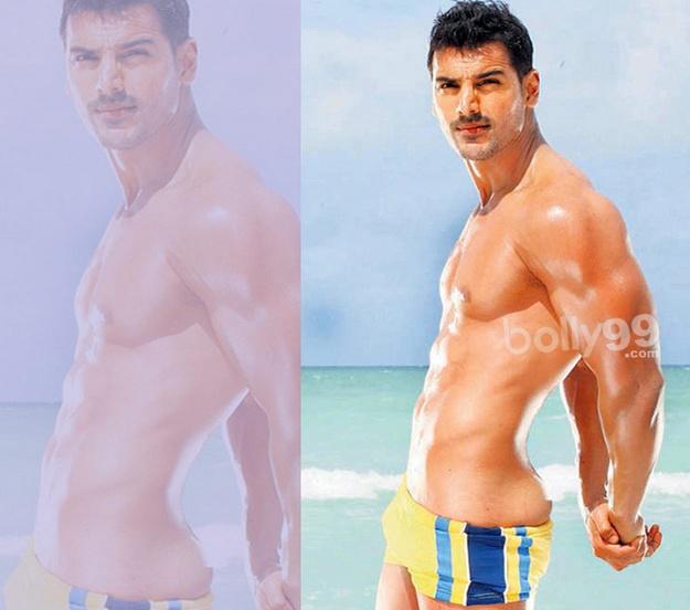 John Abraham enleve son maillot de bain dans Dostana