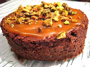 Mousseux au chocolat et caramel liquide