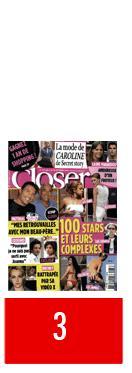 Top 3 des t??l??chargements de magazines