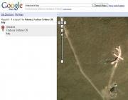lapin rose vu avec Google maps