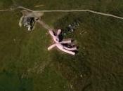 lapin rose mètres visible l'espace avec Google maps