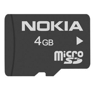 Une microSD Nokia de 4Go
