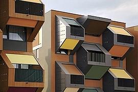 Blocs logements balcons