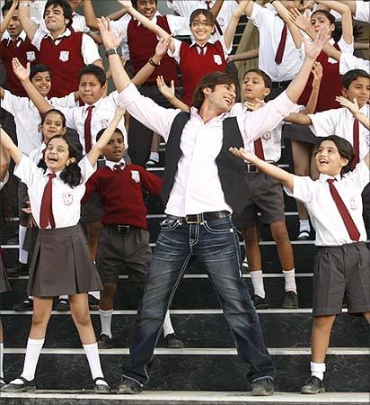 Shahid Kapoor le professeur d'école