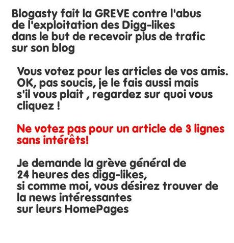 blogasty Grève de Blogasty !