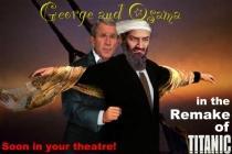 George Bush et Oussama Ben Laden Titanic