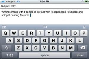 FireMail iPhone