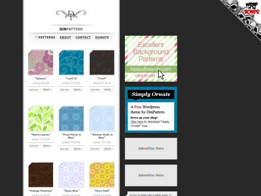 Ressources: Dinpattern pour habiller vos design