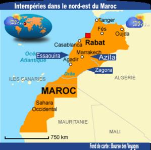 [Maroc] Orages violents et inondations meurtrières dans le nord-est