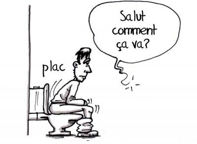 le toilette parlant