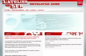 Developer Zone de l\'Atelier SFR