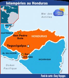 [Honduras] Pluies diluviennes : 29 morts, 14 disparus, sans-abris