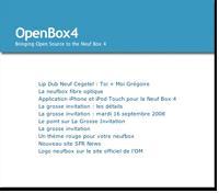 Widget OpenBox4 pour MacOS X