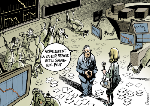 Les pièces du jeu tombent une à une