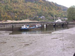 Marée basse entre Namur Andenne