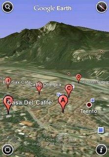 mountain Google Earth pour liPhone