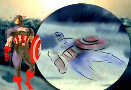Captain America dans L'incroyable Hulk de Louis Leterrier