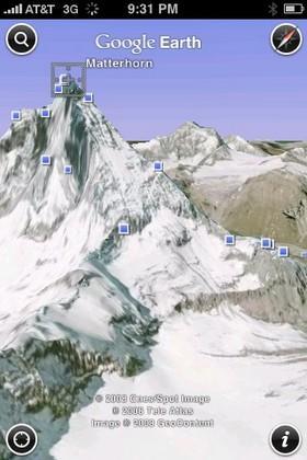 Google Earth enfin sur l' IPhone