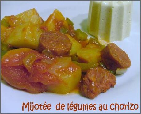 Mijotée minute de légumes & chorizo