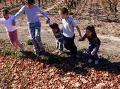 Enfants feuilles d'Automne