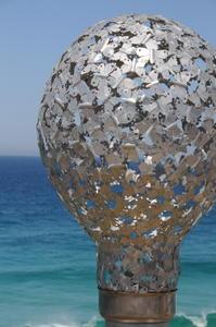 Sculpture by the sea.
