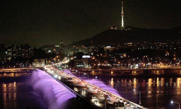 Le pont Banpo de Séoul