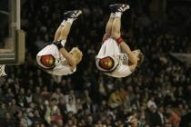 basketball acrobatique pirouettes