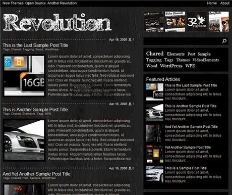 charred-theme Revolution 2 enfin libre !!!