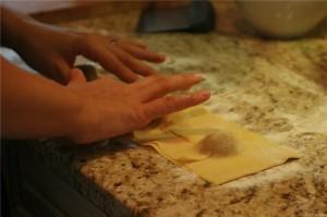 Raviolis au canard confit Raviolis au canard confit