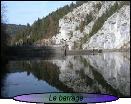 Les gorges du Doubs, du Saut au Barrage du Châtelot