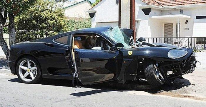 Accident de Ferrari en Australie