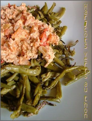Haricots verts au thon Haricots verts au thon