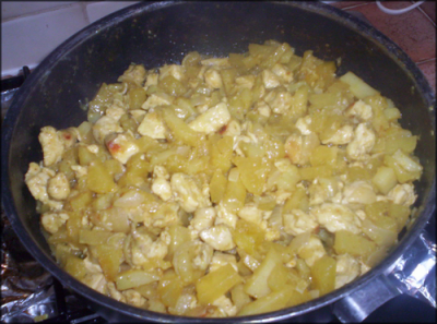 Curry de pomme de terre
