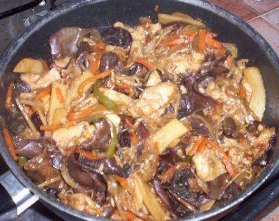 Chop suey à la volaille