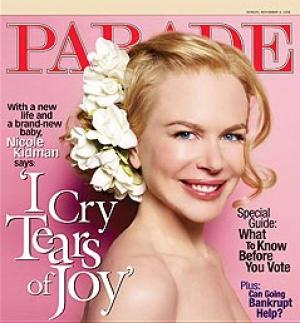 Nicole Kidman : Botox et collagène en Une de Parade
