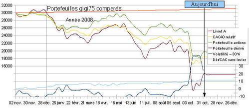 Portefeuilles au 31/10/2008