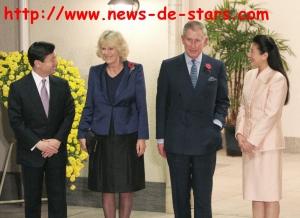 le Prince Naruhito, Camilla, le Prince Charles, la Princesse Masako